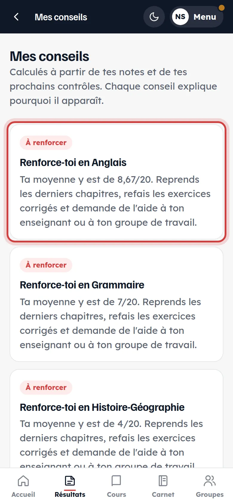 Mes conseils