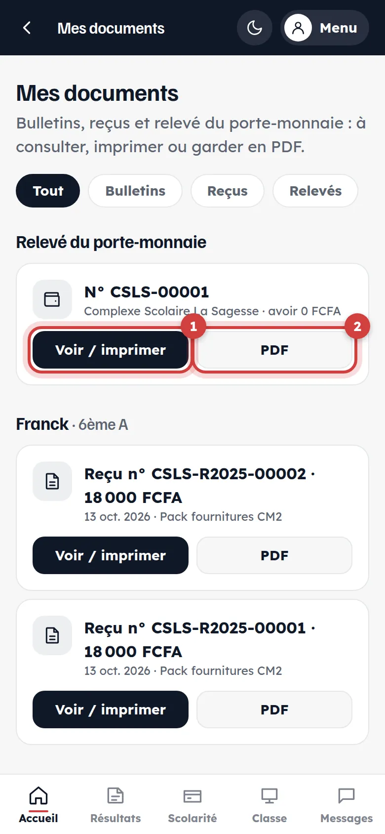 Mes documents